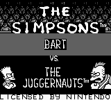 The Simpsons Bart vs the Juggernauts screenshot 3 for GameBoy